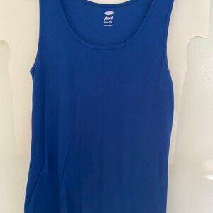 Old Navy - Blue Ribbed Tank Top